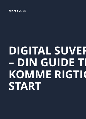TypoConsult bidrager til ny guide til digital suverænitet