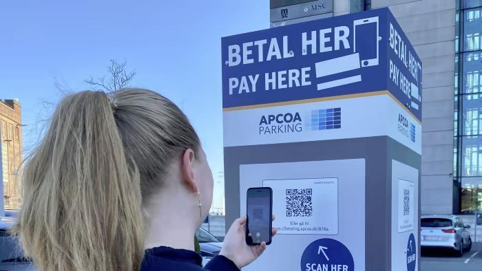 Online betalingsløsning til APCOA PARKING