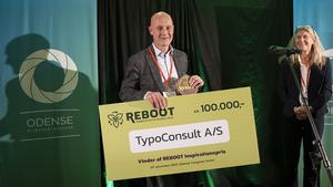 TypoConsult vinder Inspirationsprisen 2023 på REBOOT Bæredygtighedsevent
