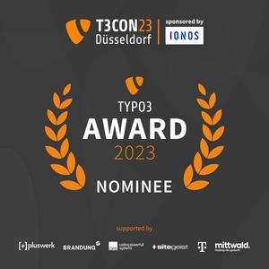 Nominering til TYPO3 AWARDS 2023